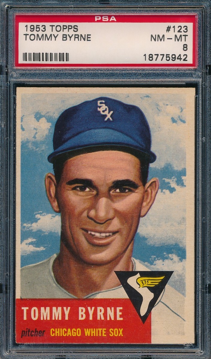 mikeページ 1953 Topps #123 PSA 8 Tommy Byrne White Sox | eBay