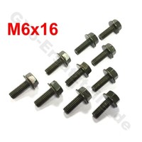 10X Sechskant Bundschraube M6X16 Z.B. AGM REX RS Chinaroller Flex Tech Baotian