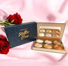Bareminerals Stellar Glow 6 Shade Mega Highlighting Palette Moonlit Pearl RARE