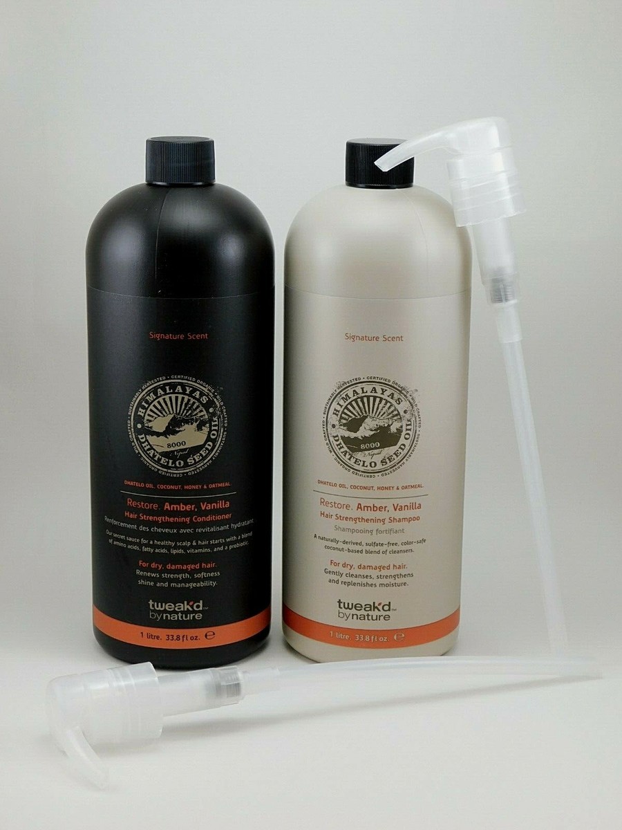 Tweak'd by Nature Super-Size Restore Amber Vanilla Shampoo