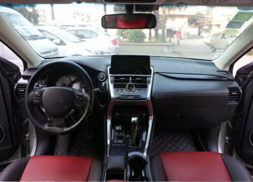 Juego de embellecedores interiores con patrón de fibra de carbono para Lexus NX200t 300h 2015-2021 Foto 2 de 4