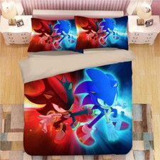 Sonic the hedgehog ver12 Full Bedding Duvet Covers Set 4pcs 