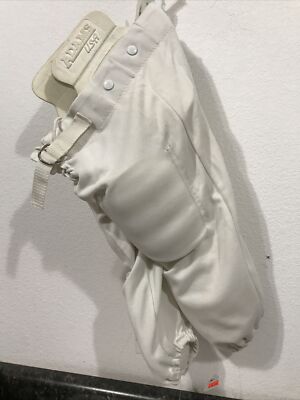 Adams Snap In Football Pant White Youth Medium (FB-1-18)