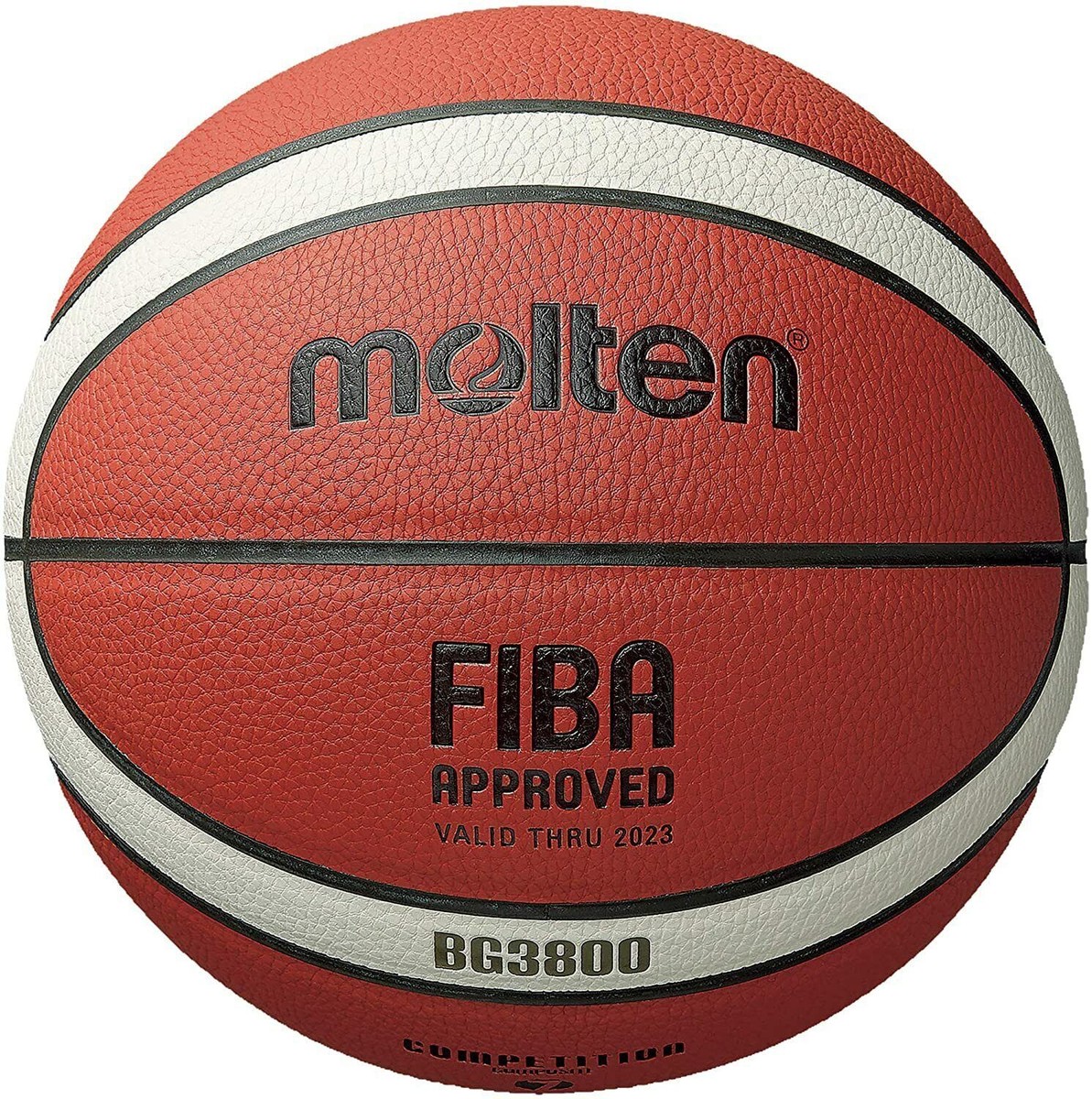 Molten BG3800 Basketball, FIBA Approved, Indoor/Outdoor
