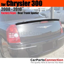 Primer ABS Rear Flush Trunk Spoiler Wing For 2008-2010 Chrysler 300 No Drill