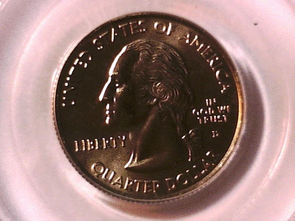 2006 D Washington State Quarter PCGS MS 68 South Dakota Satin Finish 08706997 - Image 2 of 3