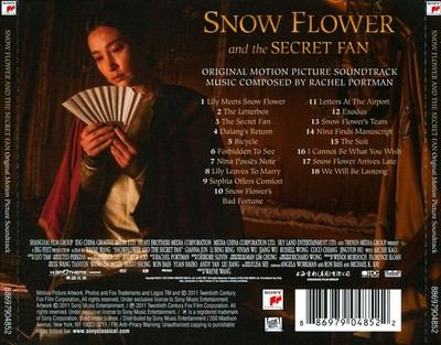 RACHEL PORTMAN - SNOW FLOWER AND THE SECRET FAN [ORIGINAL SCORE] * NEW CD