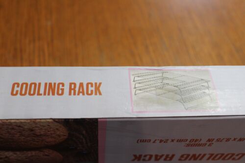 New 3 Grid Collapsible Cooling Racks Cookies Rolls Bakery Save Kitchen Space