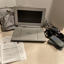 Audiovox Portable DVD Player PVS3393 with Carrying Case  Accessories