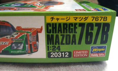 Hasegawa 1/ 24 CHARGE MAZDA 767B car model kit limited edition