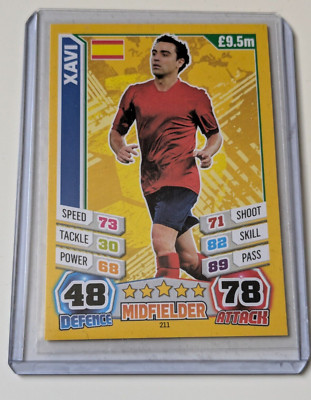 Xavi 2014 Topps Match World Cup Attax Spain #211