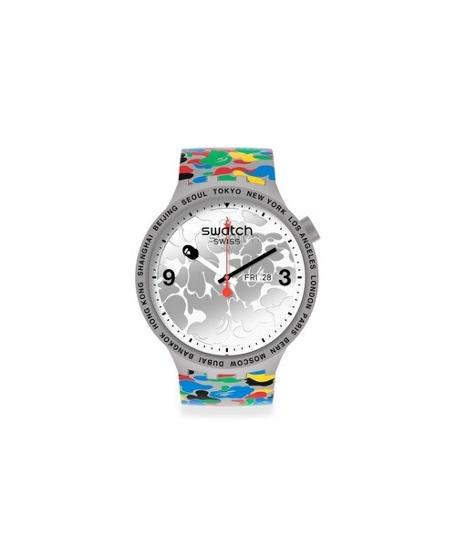 A BATHING APE SWATCH X BAPE BIG BOLD M 47mm 1G23182913 A BATHING APE SWATCH X BAPE BIG BOLD M 47mm 1G23182913
