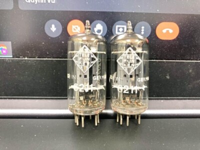 TELEFUNKEN 6211 ペア Telefunken 6211 Diamond Bottom NOS NIB One Pair | eBay