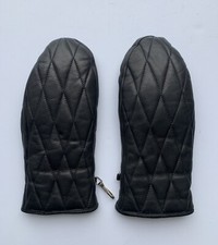 Mohawk Sports Mittens Gloves Motorcycle Vintage Women  s Size Large L Black