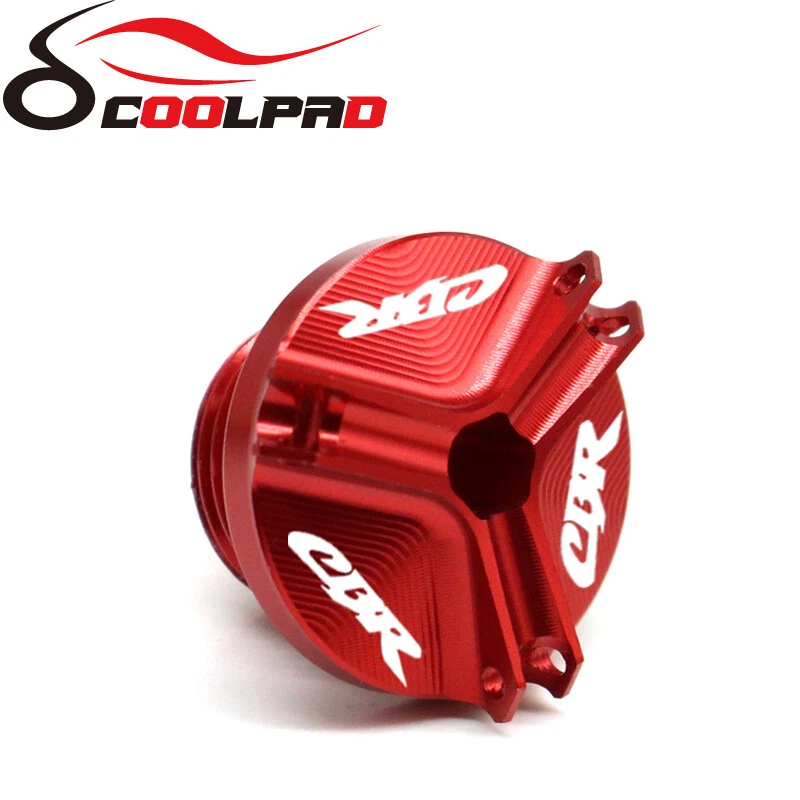 Tornillo de cubierta de tapón de taza de filtro de aceite de motor para Honda CBR600 F2 F3 F4 F4I CBR1000RR Foto 4 de 4