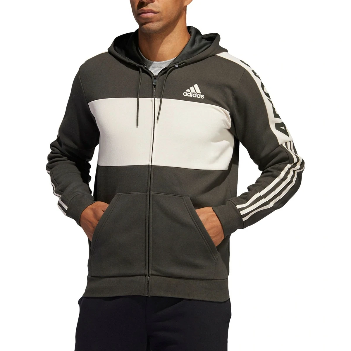 Adidas POST GAME GFX FULL ZIP HOODIE Sweat Shirt FLEECE jacket