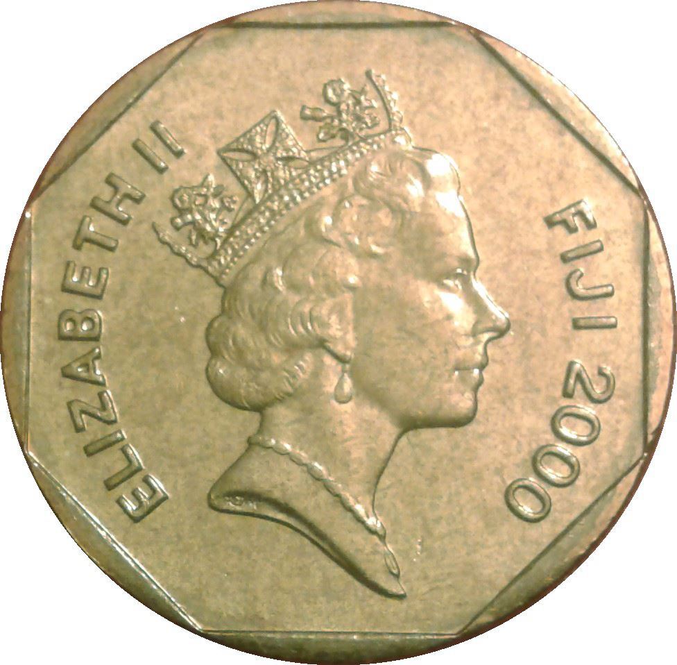 Fiji | 1 Dollar Coin | Elizabeth II | Saqamoli | KM73 | 1995