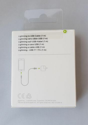Apple USB-A To Lightning Fast Charging Cable for iPhone 6 7 8 Xs 11 11Pro Max - Picture 3 of 3