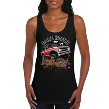 Bronco by Ford Women's Tank Top Rare Breed '71 Offroad Ford Truck Licensed