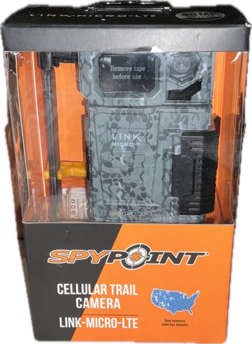 SPYPOINT LINK-MICRO-LTE 10MP Low Glow IR Trail Camera Damaged Box
