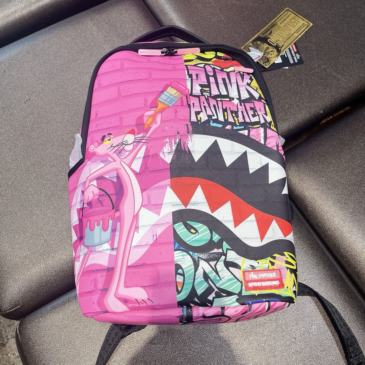 BRAND NEW SPRAYGROUND PINK PANTHER PRESTIGE BACKPACK New