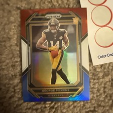 2022 Panini Prizm -George Pickens #329 RWB (RC)  Centered! 💎 