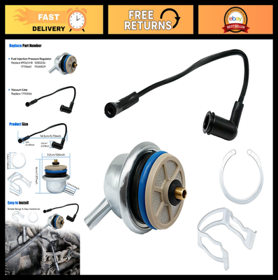 #ad Fuel Injection Pressure Regulator with Vacuum Line for Chevy GMC SUV Truck 17113 $27.99