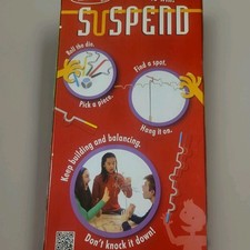 Melissa  Doug Suspend Balance Game Wooden Base 24 Rods Dice Frame Skill Game