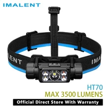 IMALENT HT70 Headtorch 3500 Lumens Headlamp Waterproof Headlight Flashlight