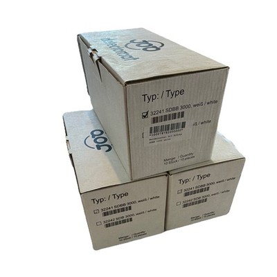 3x detectomat SDBB 3000 Meldersockel Typ 32241 32241 weiß VPE 10 Stück