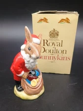 Royal Doulton Santa Bunnykins Happy Christmas DB17 Bunny Rabbit Figurine 1981BOX