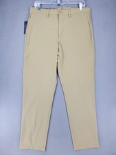 Polo Ralph Lauren Chino Pants Mens 34 X 30 Khaki Performance Straight Fit NWT