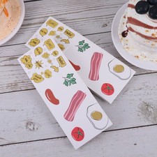 20 PCS Sandwich Box Paper Boxes with Lids Containers Food Packaging