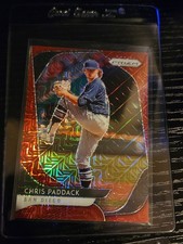 2020 Panini Prizm Tier II Chris Paddack #183 Red Mojo Prizm /149 Padres