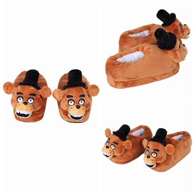 Five Nights at Freddy's FNAF Freddy bear Plush slippers Cosplay Shoes Halloween