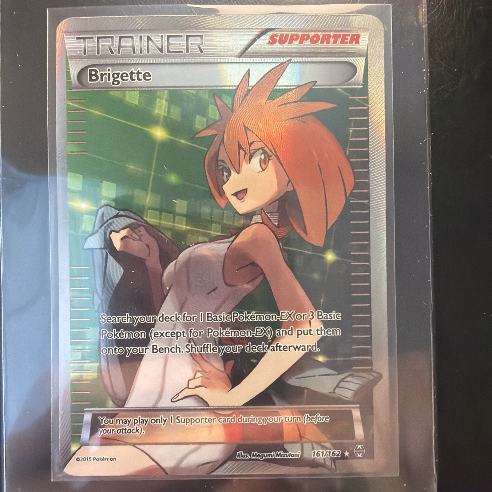 Brigette (Full Art) 161/162 Pokemon XY - BREAKthrough Ultra Rare NM
