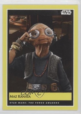 2018-19 Star Wars Galactic Moments: Countdown to Episode IX /275 Maz Kanata 7k6
