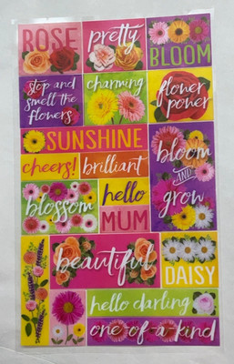 Flowers Floral Trees Plants New Stickers Sticker Packs You Choose, YOU PICK