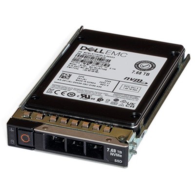 LOT of 24 Dell 14/15/16G PM1733a 7.68TB 2.5'' PCIe 4.0 Gen4 U.2 SSD R1J8J H=100%
