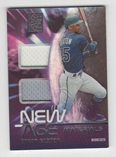2022 CAPSTONE BASEBALL NEW AGE MATERIALS BYRON BUXTON DUAL JERSEY TWINS