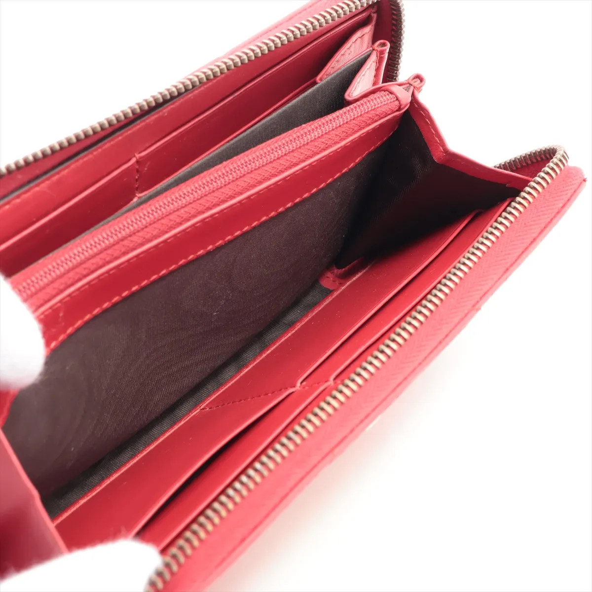 Gucci GG Marmont Leather Zip Wallet Red - # image 6