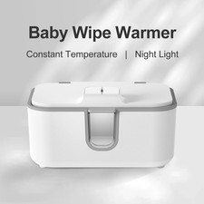 Wet Wipes Heater Baby Wipe Warmer Dispenser Large Capacity Night Light View Fast