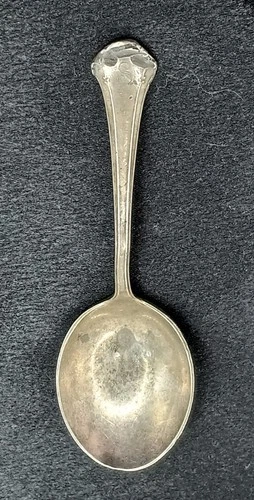 Vintage Towle Chippendale Sterling Silver Cream Soup Spoon - S Monogram