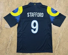 Men's Matthew Stafford #9 Rams Rivalries Collection Game MEN ALL Stitched Sizes