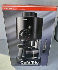 Rare! Krups Cafe Trio 996 Coffee Espresso, Ca...