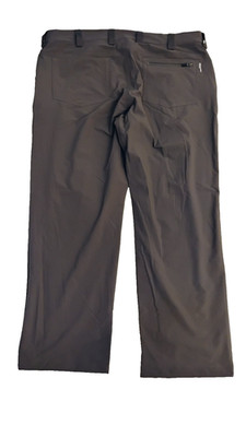 DULUTH TRADING Golf Std Fit Gray Nylon Blend Pants Hiking Stretch Men Size 40x30