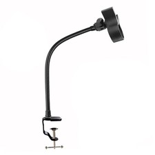 Metal Gooseneck Microphone Stand Clip Mic Stand Holder Replacement for Mounting