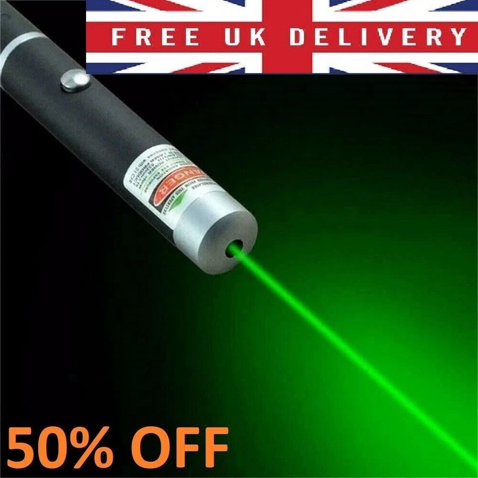 REDRAY 1000Miles Strong Beam Green Laser Pointer Pen 533nm Lazer Torch Cat Dog Pet ToY