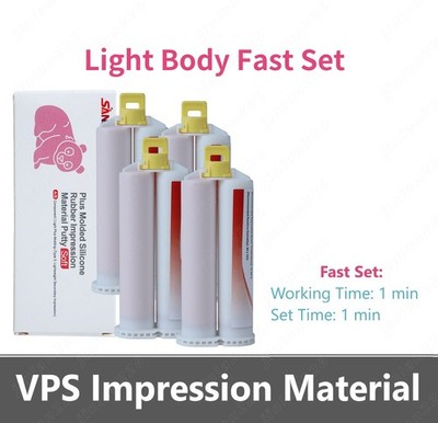 Dental VPS Impression Material Heavy Body Medium Light Fast Set, Made China