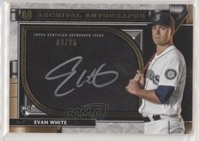 2021 Topps Museum Collection Archival Gold 8/25 Evan White #AA-EW Auto 0m4q